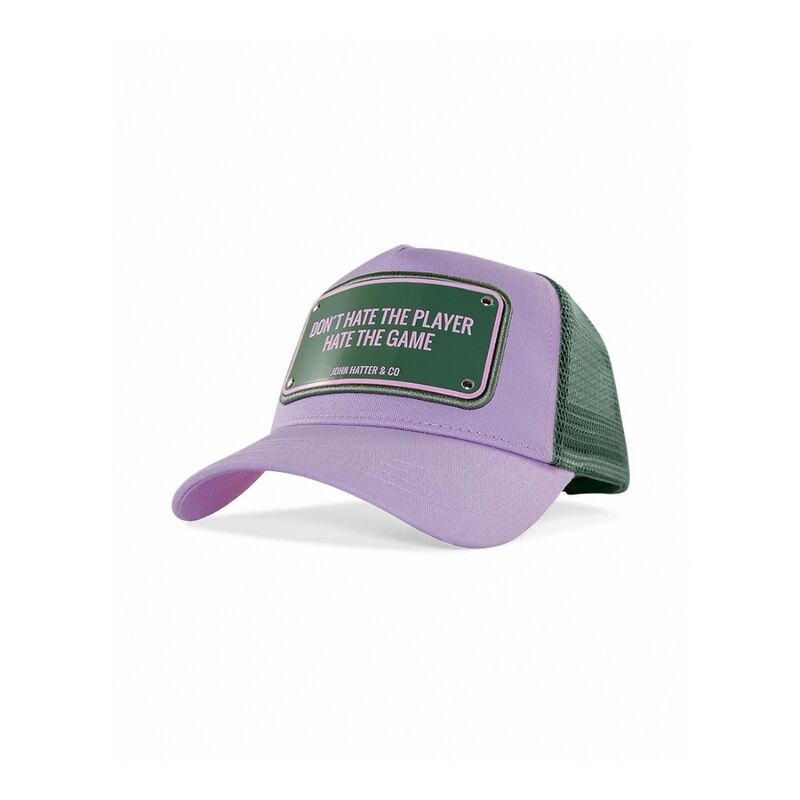 John Hatter Don't Hate The Player Hate The Game Unisex Cap Purple/Pink John Hatter Don't Hate The Player Hate The Game Unisex Cap Purple/Pink