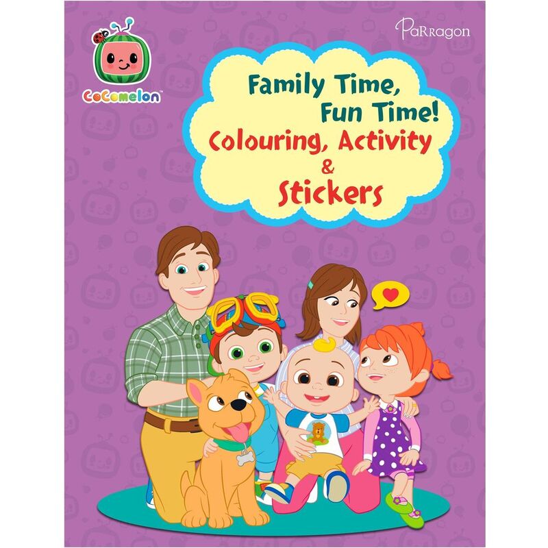 Family Time Fun Time! Colouring & Activity Book | Cocomelon