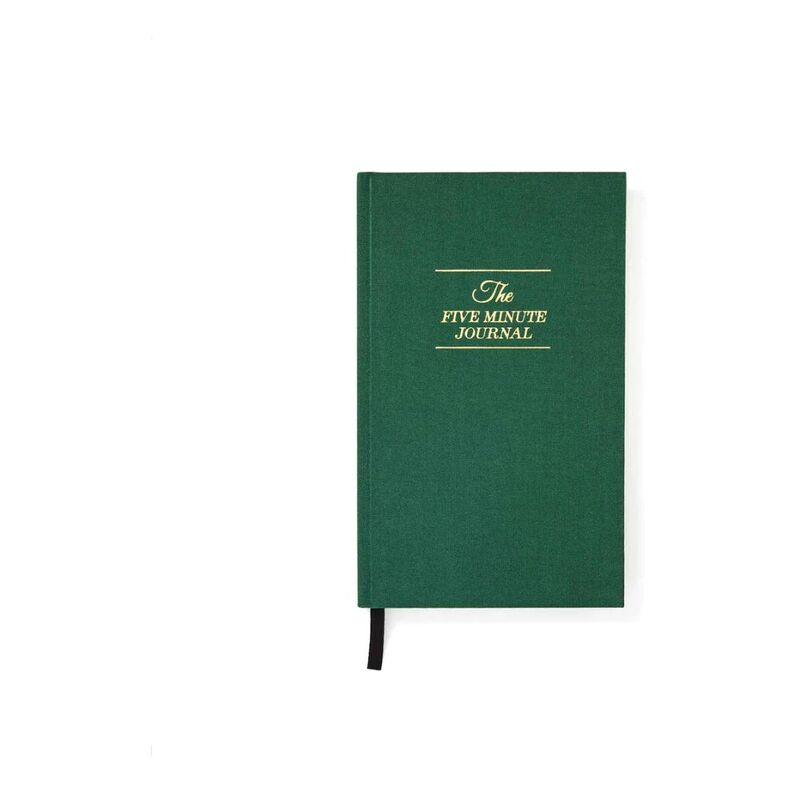 Intelligent Change Five Minute Journal - Green/Gold