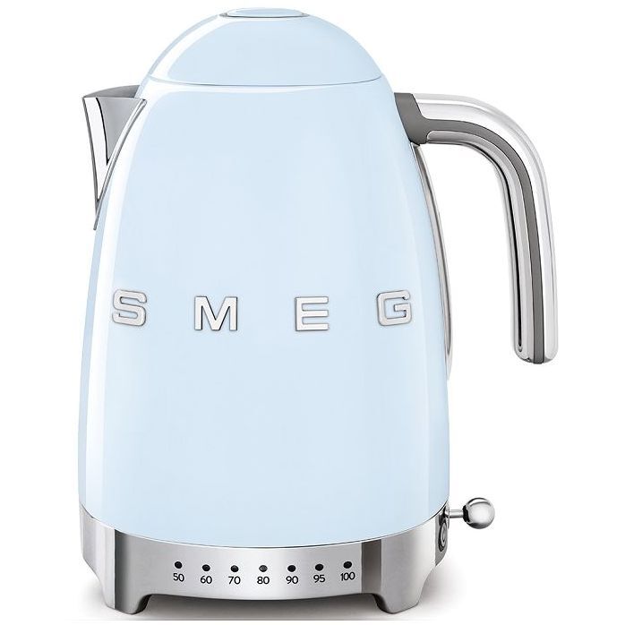 SMEG Variable Temperature Electric Kettle 1.7 Liters - Pastel Blue