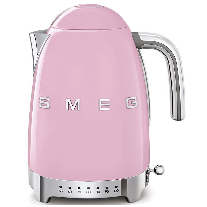 SMEG Variable Temperature Electric Kettle 1.7 Liters - Pink