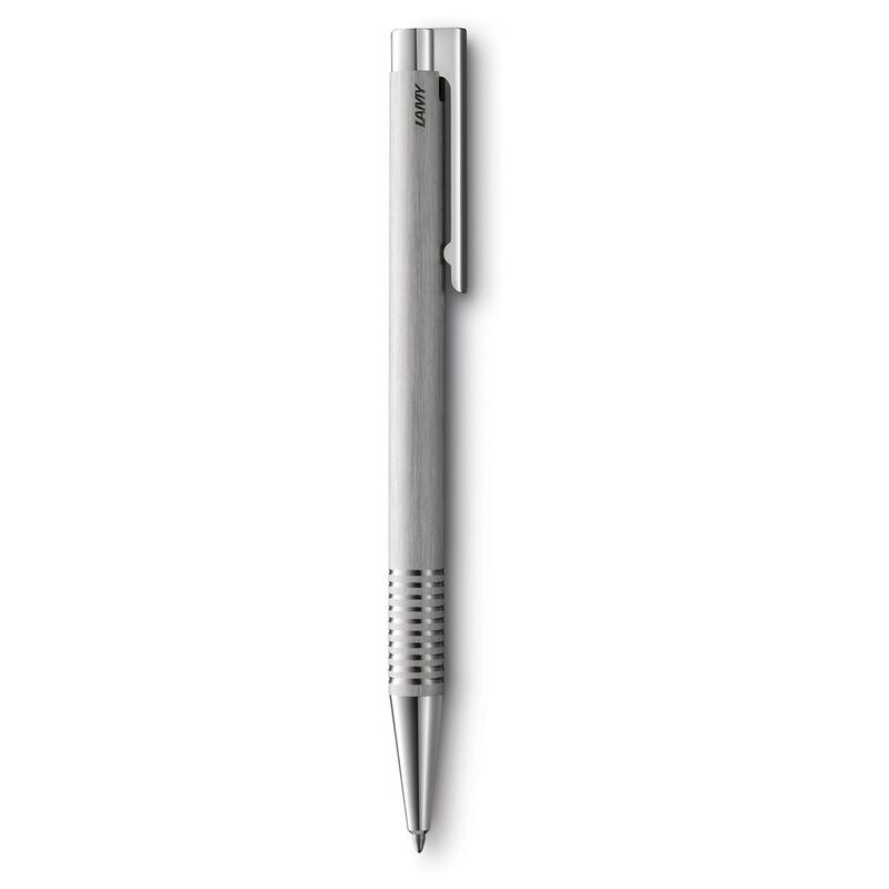Lamy 206 Ball Pen Logo M16-Bl Brush Stainless Steel Finish