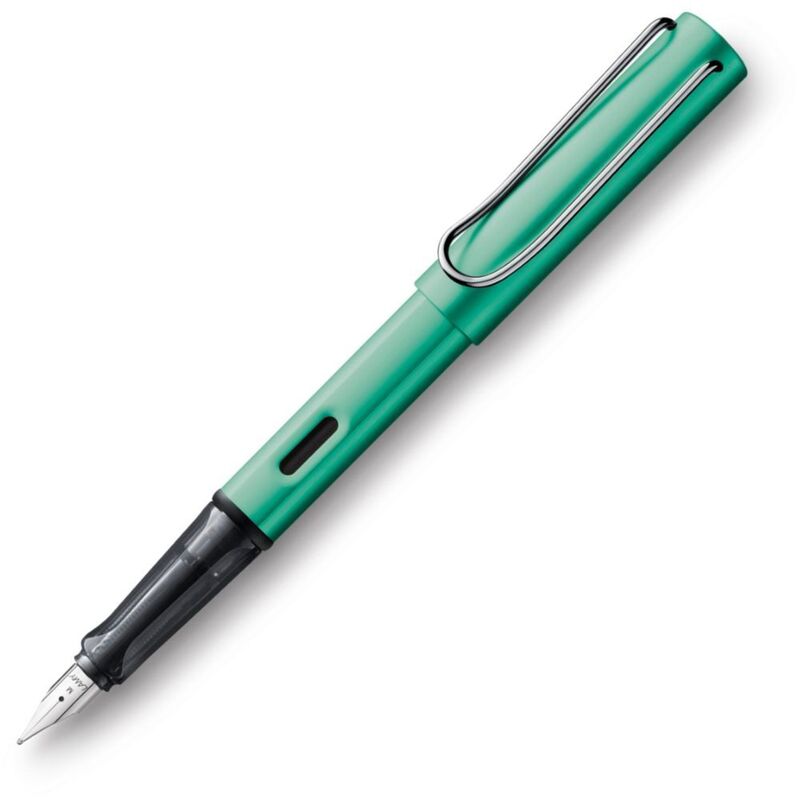 Lamy 32 Fountain Pen Al-Star/Bluegreen/F