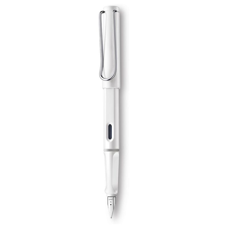 Lamy 19 Fountain Pen Safari F - Shiny White