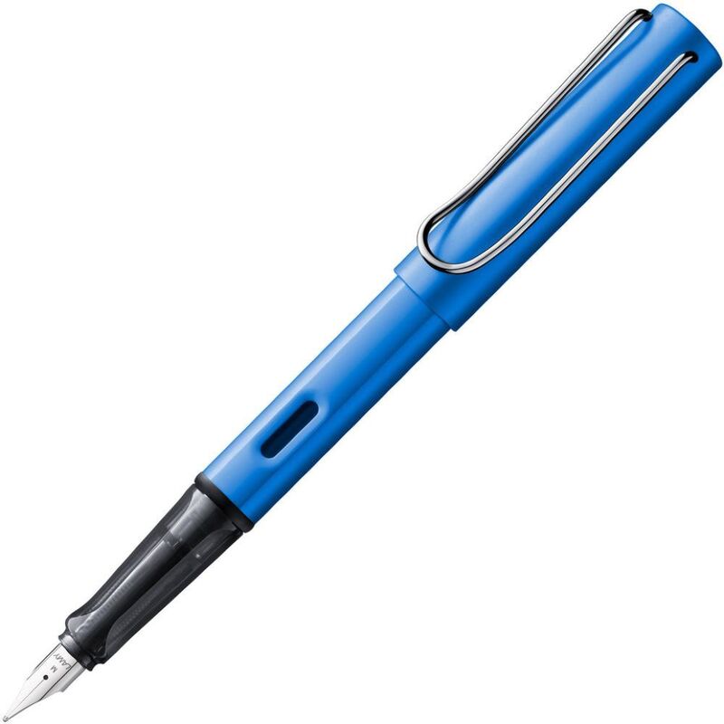 Lamy 28 Fountain Pen Al-Star F/Dark Blue