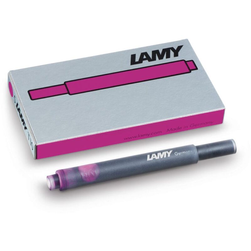 Lamy T10 Box Ink Cartridge Vibrant Pink 5 Pack