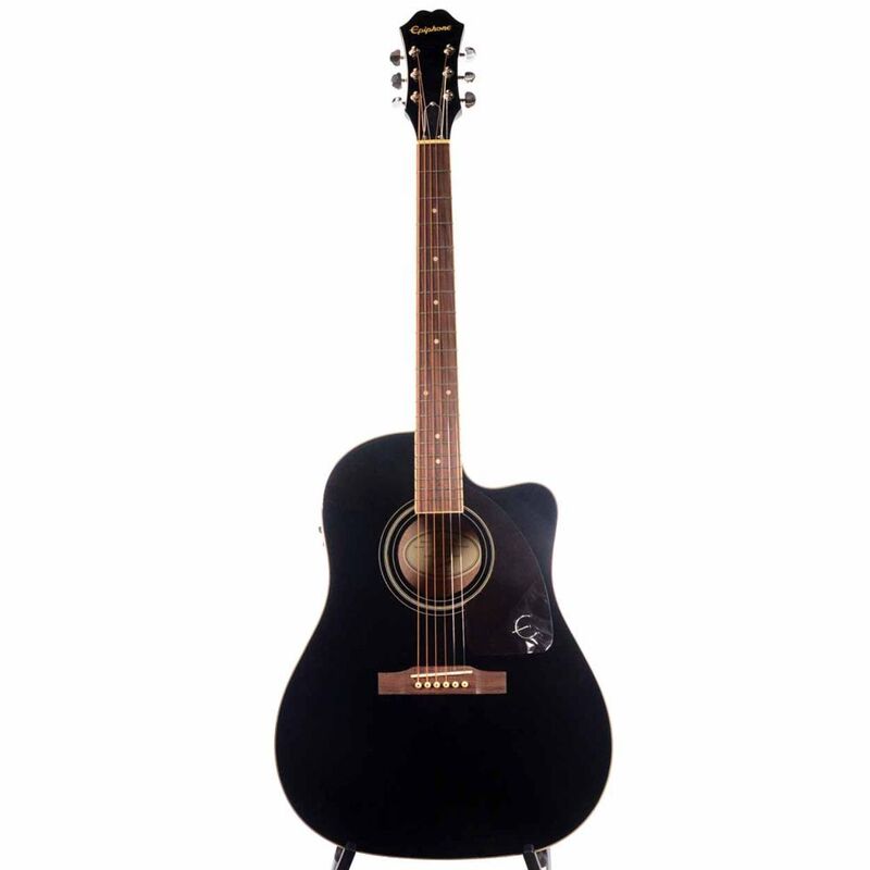 Epiphone AJ-220SCE Solid Top Natural Acoustic-Electric Guitar