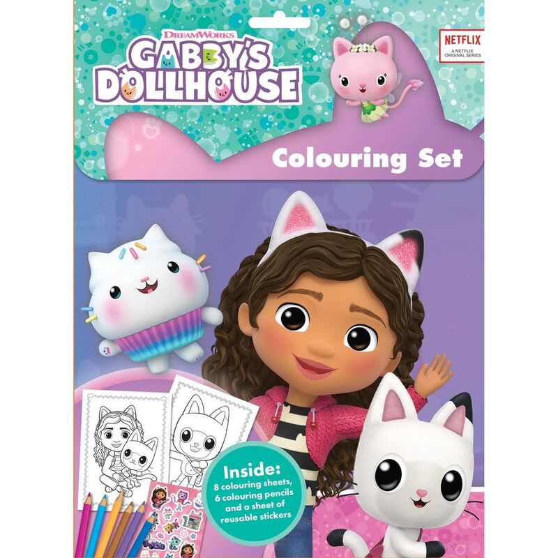 Gabby's Dollhouse - Coloring Set | Alligator Books