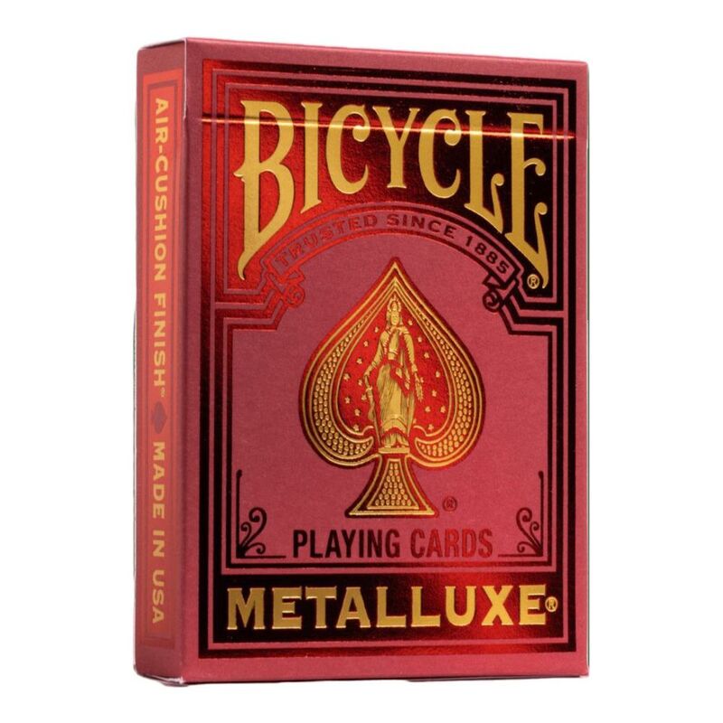 Bicycle Playing Cards Bicycle Metalluxe Red (New Edition) Bicycle Playing Cards Bicycle Metalluxe Red (New Edition)