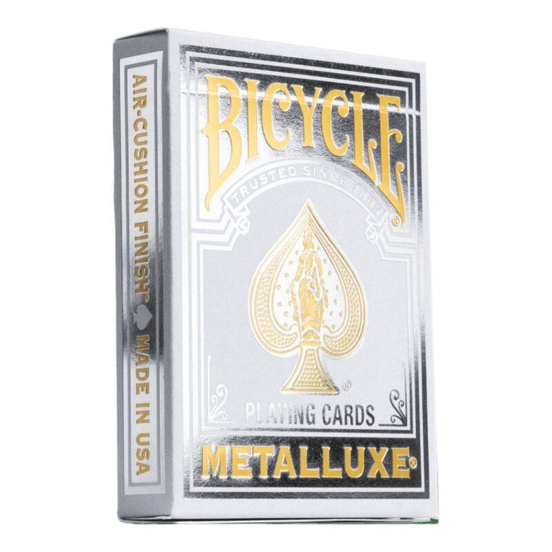 Bicycle Playing Cards Bicycle Metalluxe Silver Bicycle Playing Cards Bicycle Metalluxe Silver