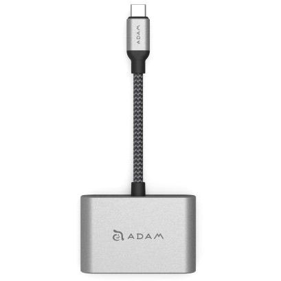 Adam Elements CASA Hub Type-C to VGA/HDMI Cable Grey