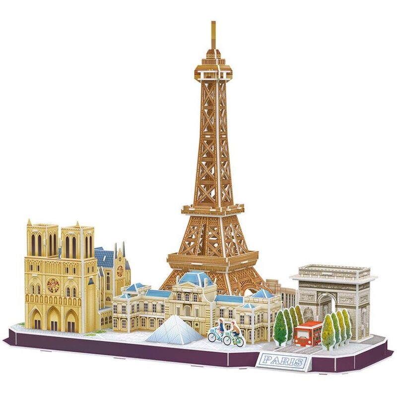 Cubicfun Cityline Paris 114 Pieces 3D Puzzle