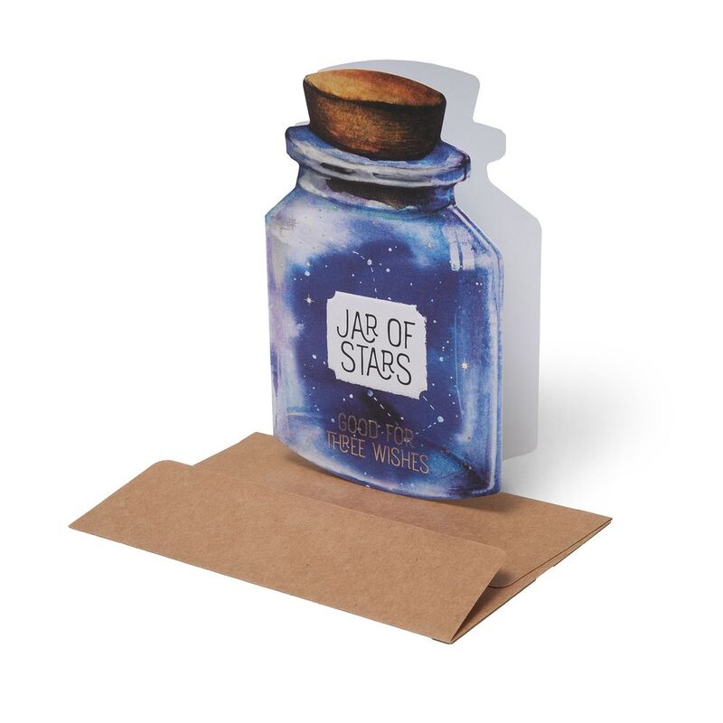 Legami Greeting Card - Large - Jar Of Stars - Stars (11.5 x 17 cm) Legami Greeting Card - Large - Jar Of Stars - Stars (11.5 x 17 cm)