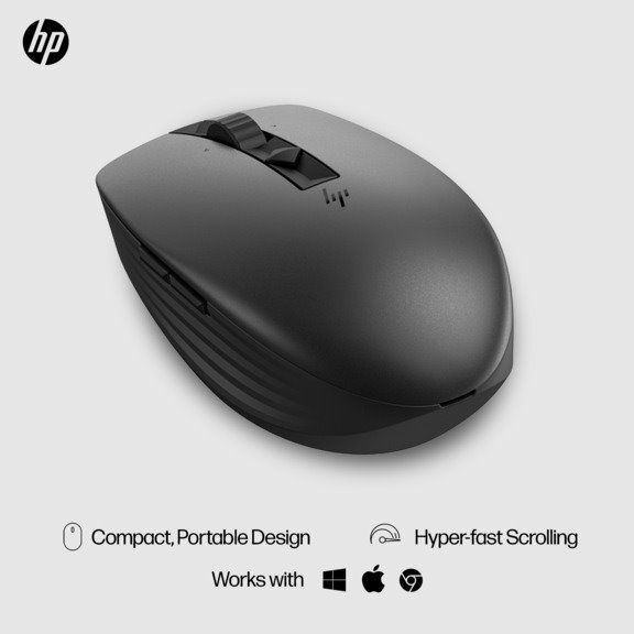 HP 710 Rechargeable Silent Wireless Mouse - Graphite