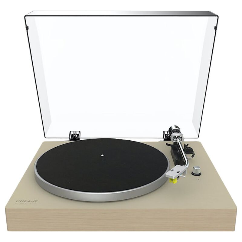 Mitchell Acoustics uStream TT2 Bluetooth Belt Drive Turntable - Oak