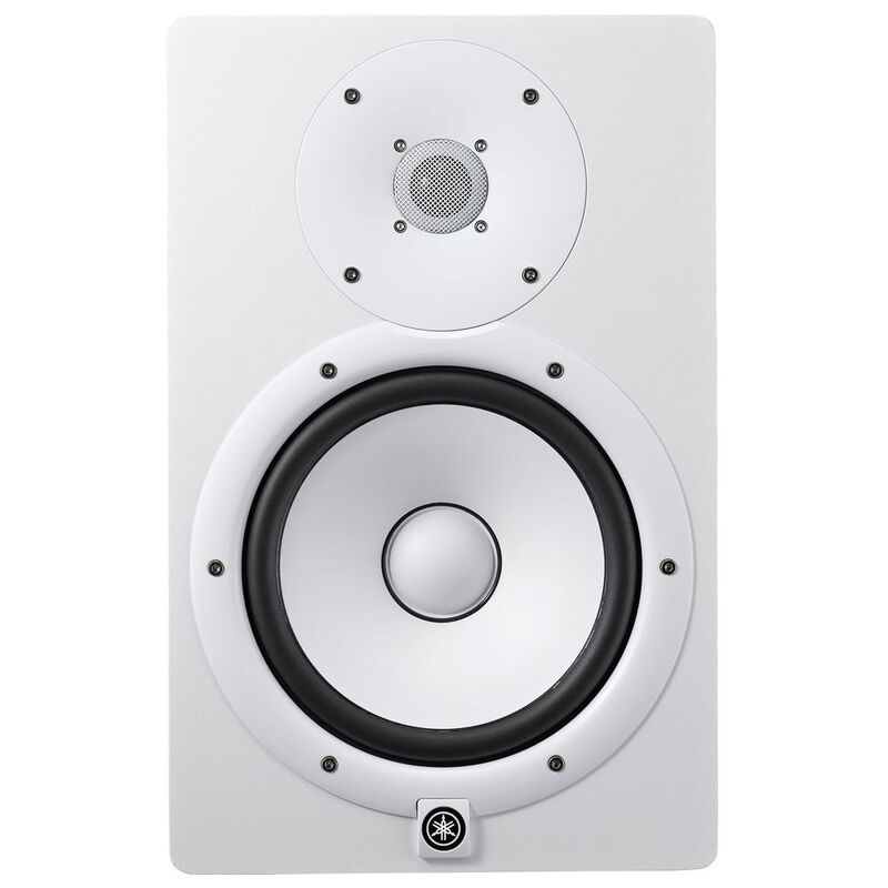 Yamaha HS8W 8-Inch Powered Studio Monitor Speaker System 120W - White