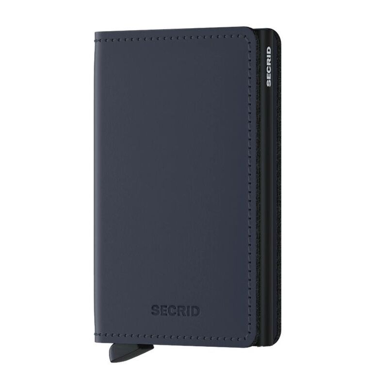 Secrid Slimwallet - Matte Leather - Night Blue