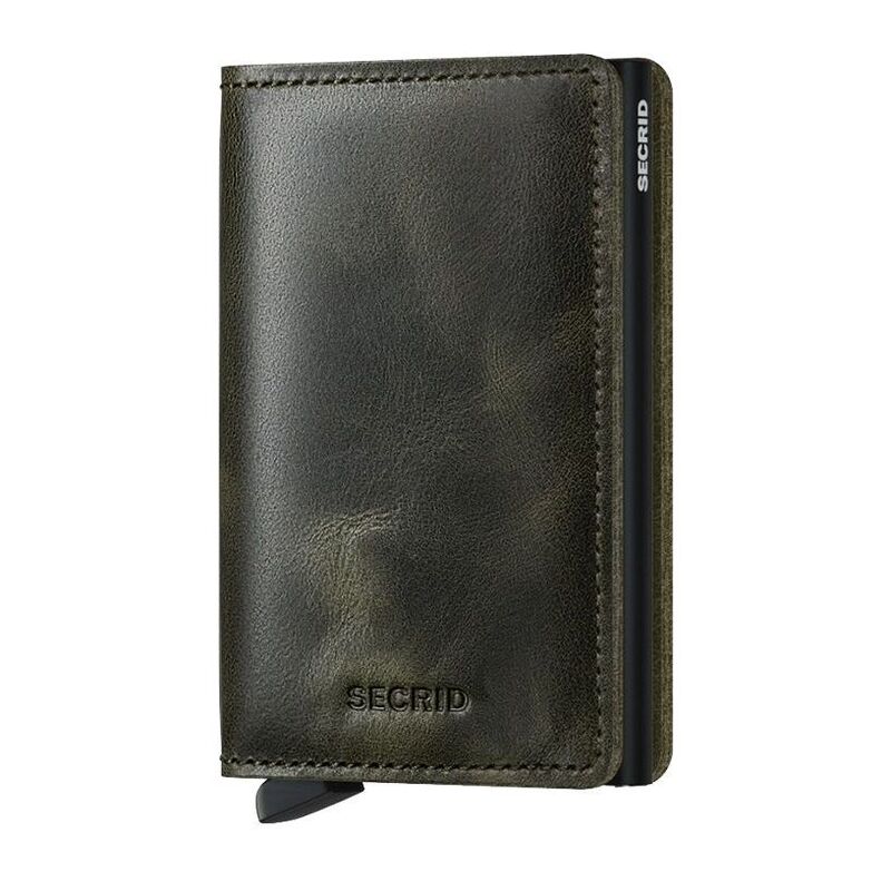 Secrid Slimwallet - Vintage Leather - Oliver/Black