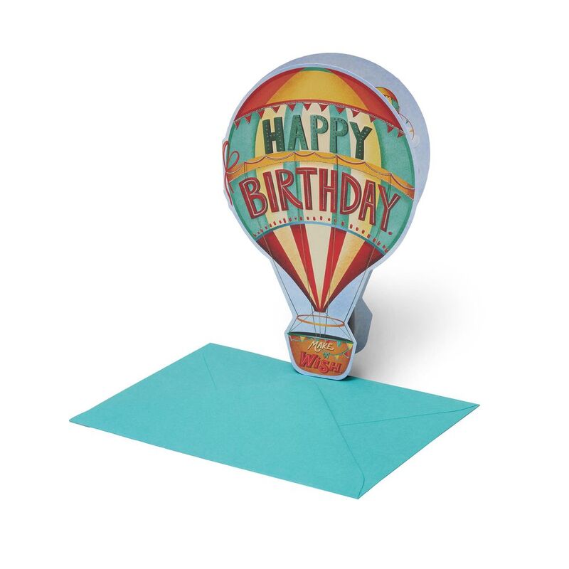 Legami Greeting Card - Large - Hb Air Balloon - Air Balloon (11.5 x 17 cm) Legami Greeting Card - Large - Hb Air Balloon - Air Balloon (11.5 x 17 cm)