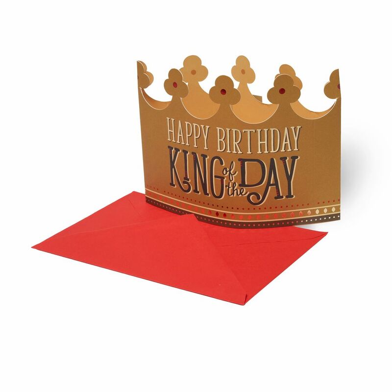 Legami Greeting Card - Large - King Crown - King (11.5 x 17 cm) Legami Greeting Card - Large - King Crown - King (11.5 x 17 cm)