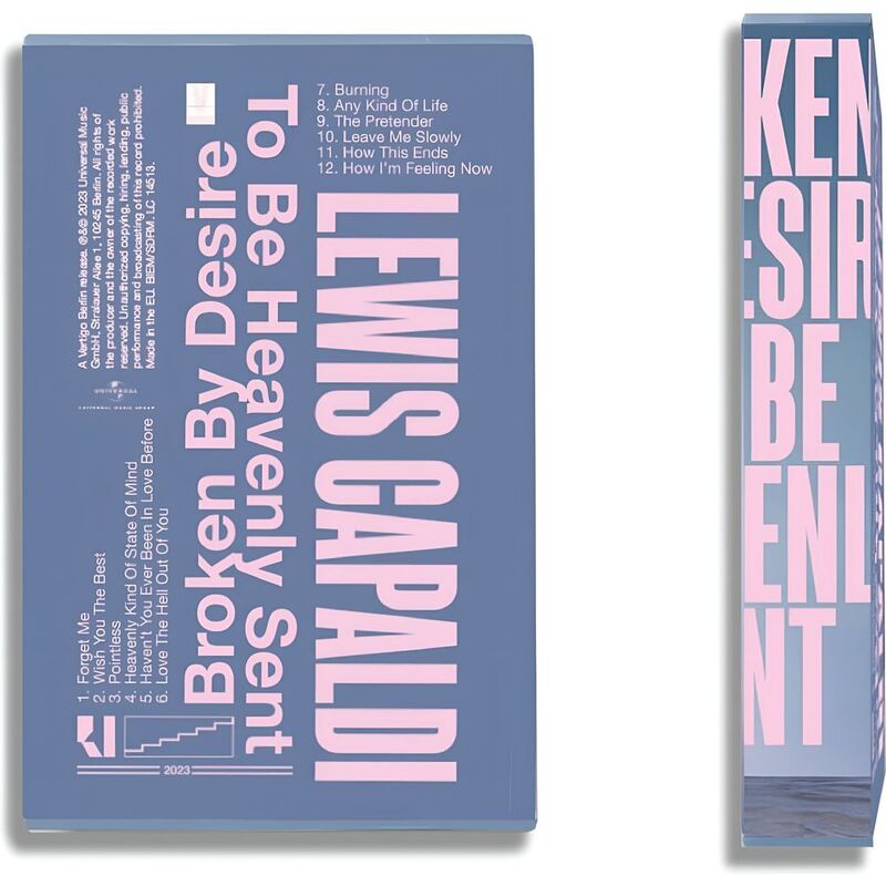 Broken By Desire To Be Heavenly Sent - Artwork 3 (Pink Colored Cassette) | Lewis Capaldi Broken By Desire To Be Heavenly Sent - Artwork 3 (Pink Colored Cassette) | Lewis Capaldi