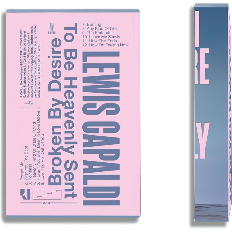 Broken By Desire To Be Heavenly Sent - Artwork 4 (Pink Colored Cassette) | Lewis Capaldi Broken By Desire To Be Heavenly Sent - Artwork 4 (Pink Colored Cassette) | Lewis Capaldi
