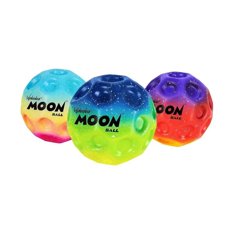 Waboba Moon Ball Rainbow Hyper Bouncing Balls 327D99-A (Assorted Colors - Includes 1)