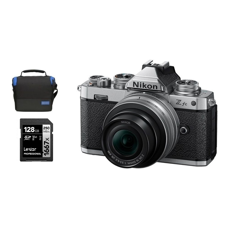 Nikon ZFC Mirrorless Camera with 16-50mm Lens - Silver (Bundle) Nikon ZFC Mirrorless Camera with 16-50mm Lens - Silver (Bundle)