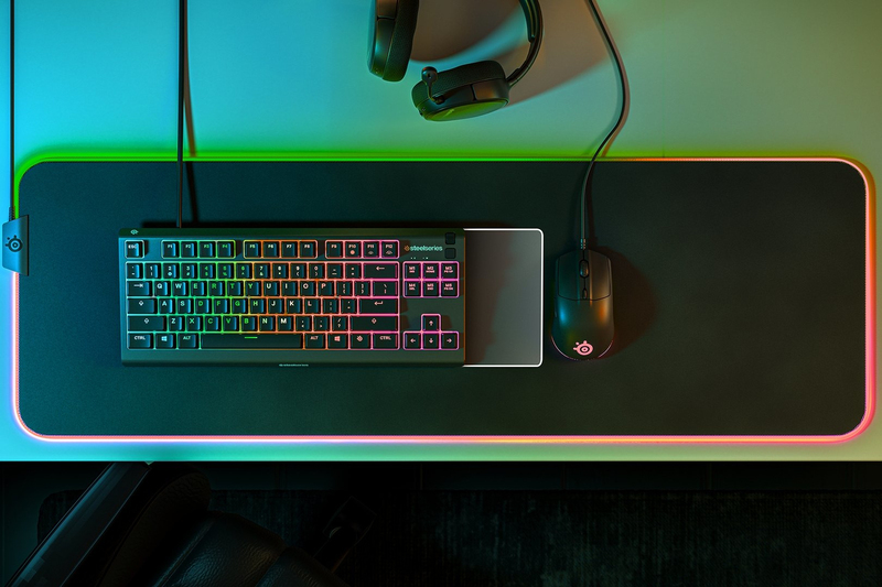 SteelSeries APEX 3 TKL RGB Gaming Keyboard - Whisper-Quiet Switch (US English)