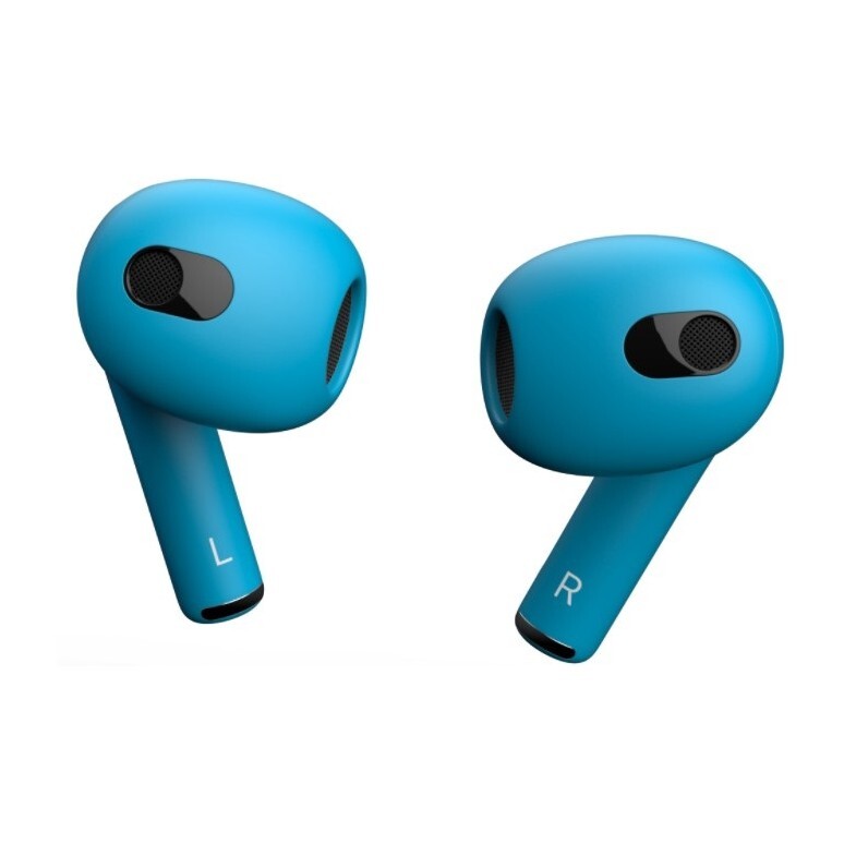 Mansa Design Customized Airpods 3rd Gen Blue Matte