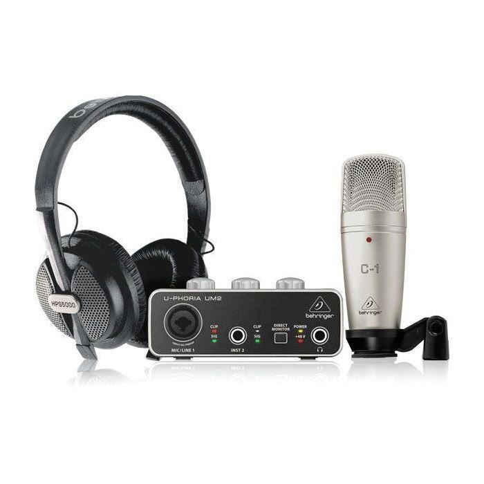 Behringer U-Phoria Studio Recording/Podcasting Bundle