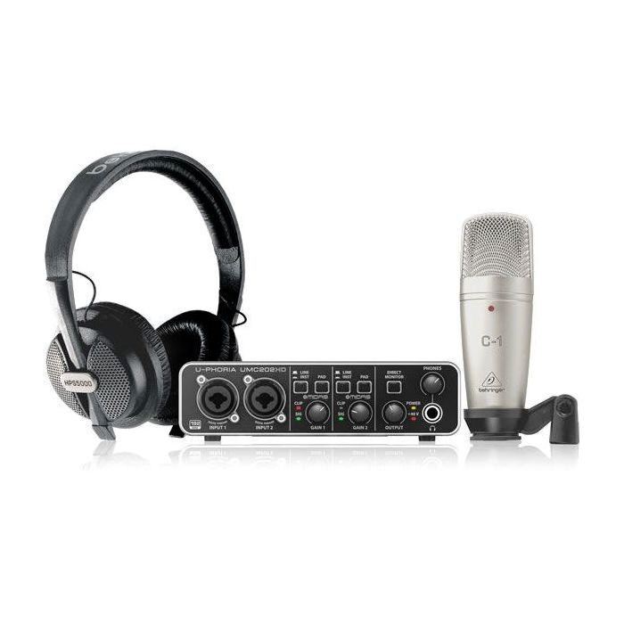 Behringer U-Phoria Studio PRO Recording/Podcasting Bundle