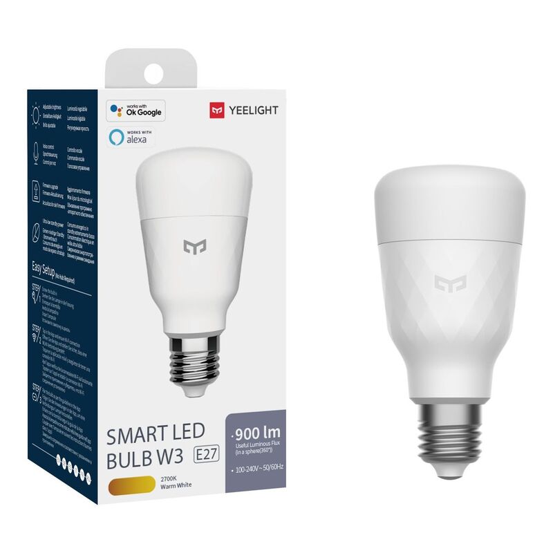 Xiaomi Yeelight Smart LED Bulb W3 Dimmable - White