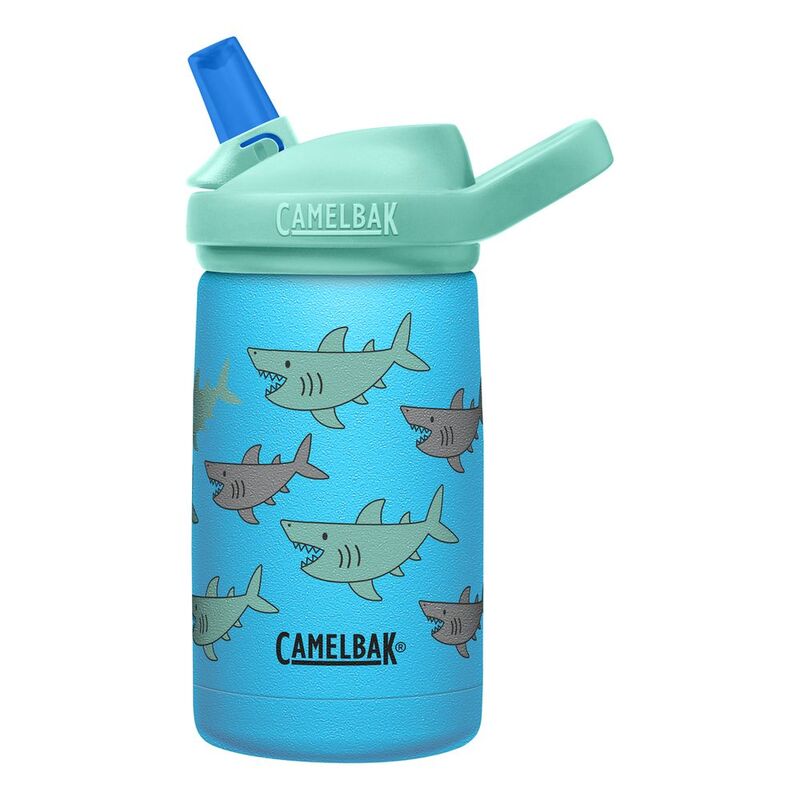 Camelbak Eddy + Kids Stainless Steel Vacuum Insulated Water Bottle 355ml - School Of Sharks