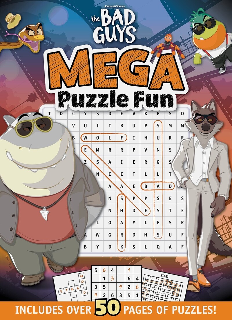 Bad Guys Movie The Bad Guys Mega Puzzle Book | Scholastic