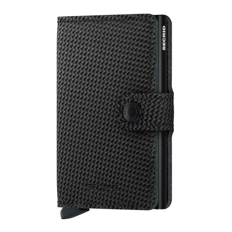 Secrid Miniwallet - Carbon Leather - Black