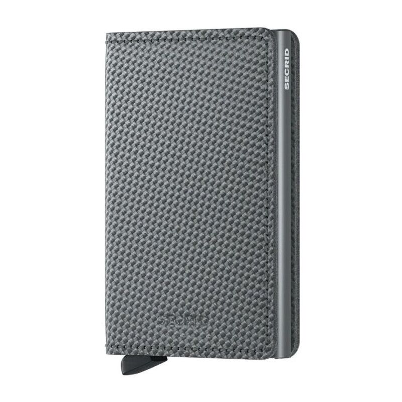 Secrid Slimwallet - Carbon Leather - Cool Grey