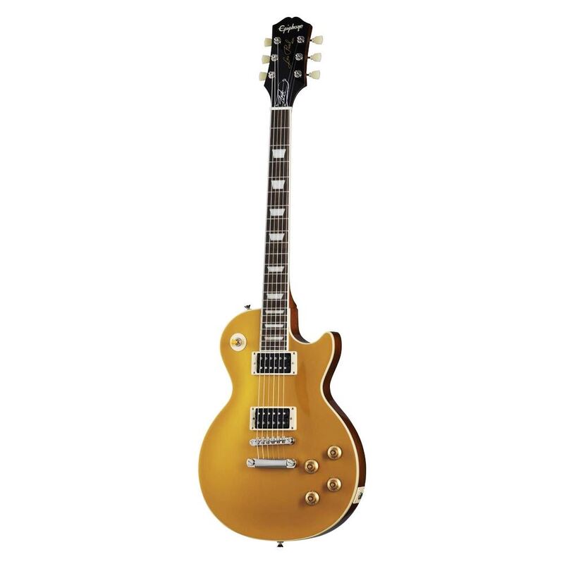 Epiphone Les Paul Slash Standard Signature Model Electric Guitar - Metallic Gold - (Includes Hardshell Case)