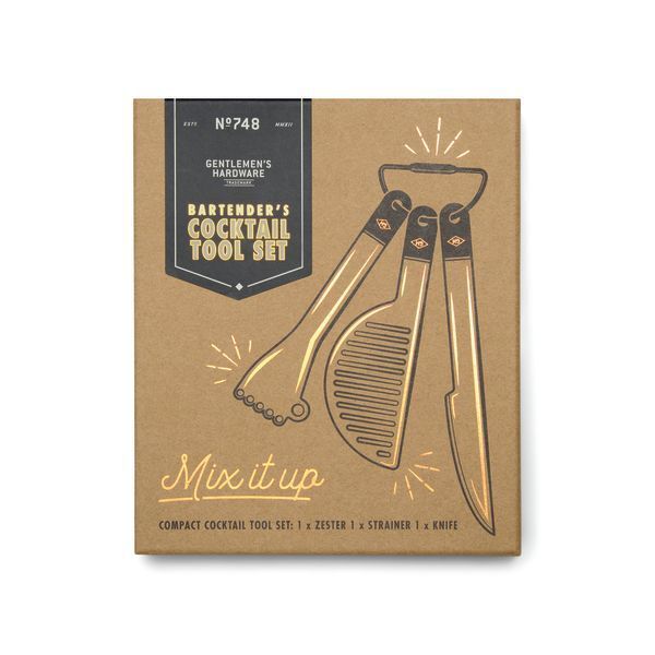 Gentlemen's Hardware Compact Cocktail Bar Tools Set