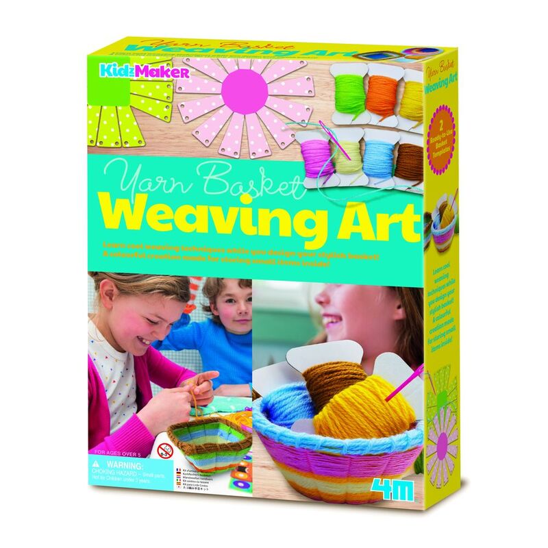4M Kidzmaker / Yarn Basket Weaving Art