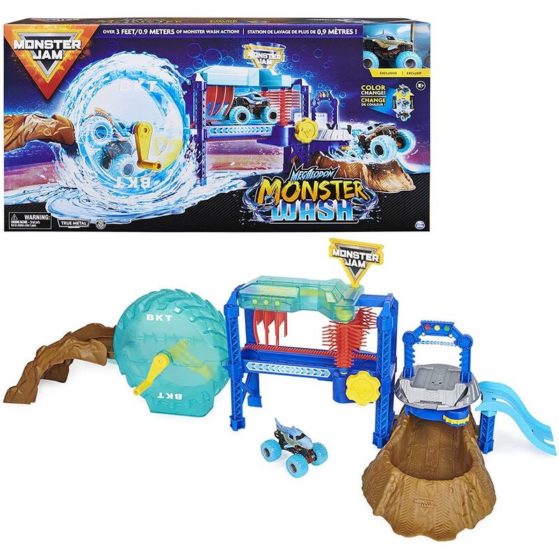 Monster Jam 164 Megalodon Monster Wash Playset