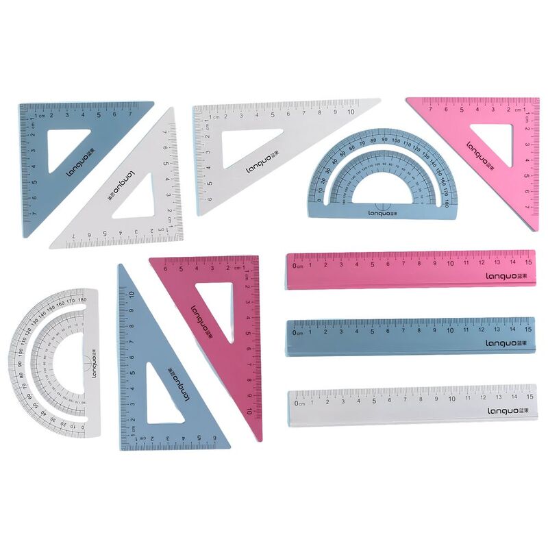 Languo Aluminium Rulers (Set of 4)