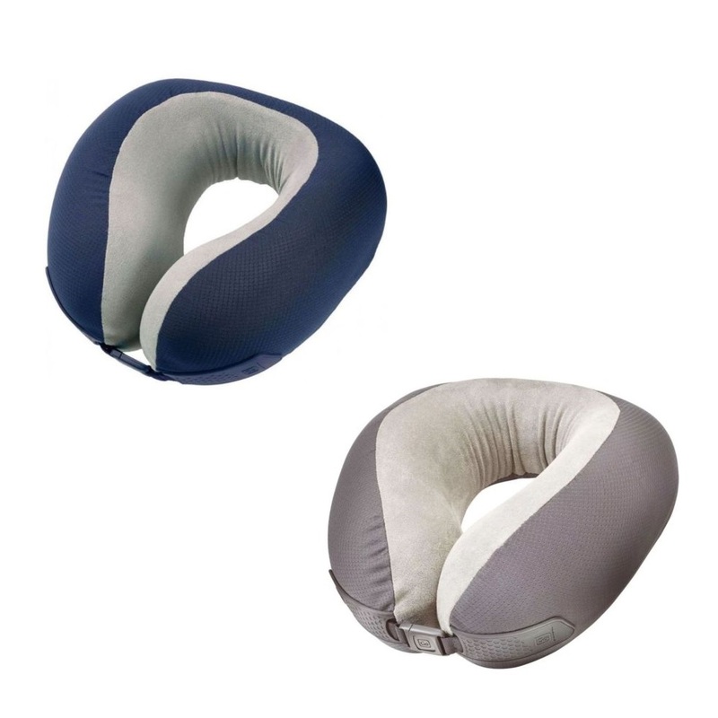 Go Travel - Sleep - 481 - Memory Dreamer Pillow (Assorted - Includes 1) - Blue/Grey