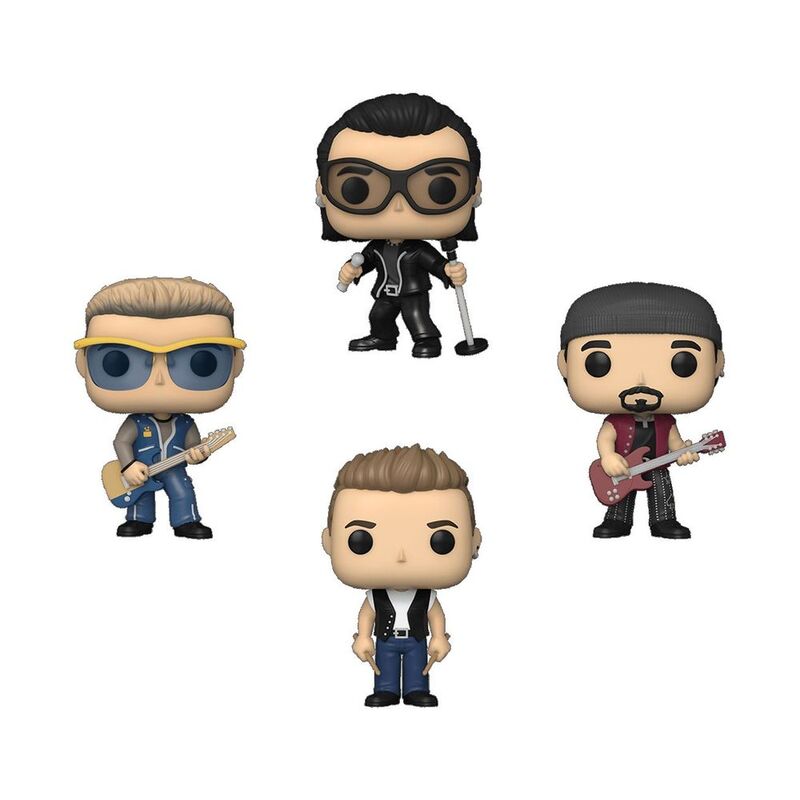 Funko Pop! Rocks U2 ZooTV Exclusive 3.75-Inch Vinyl Figure (Set of 4)