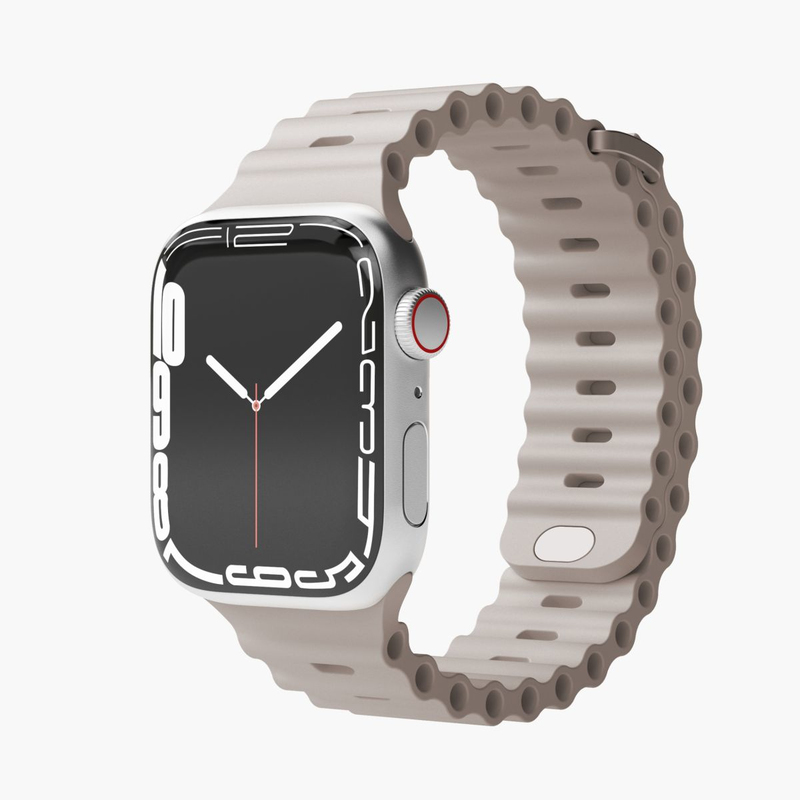 VONMAHLEN Wave Band Case 2 Band One Cream (For Apple Watch 42 mm / 44 mm / 45 mm / 49 mm)