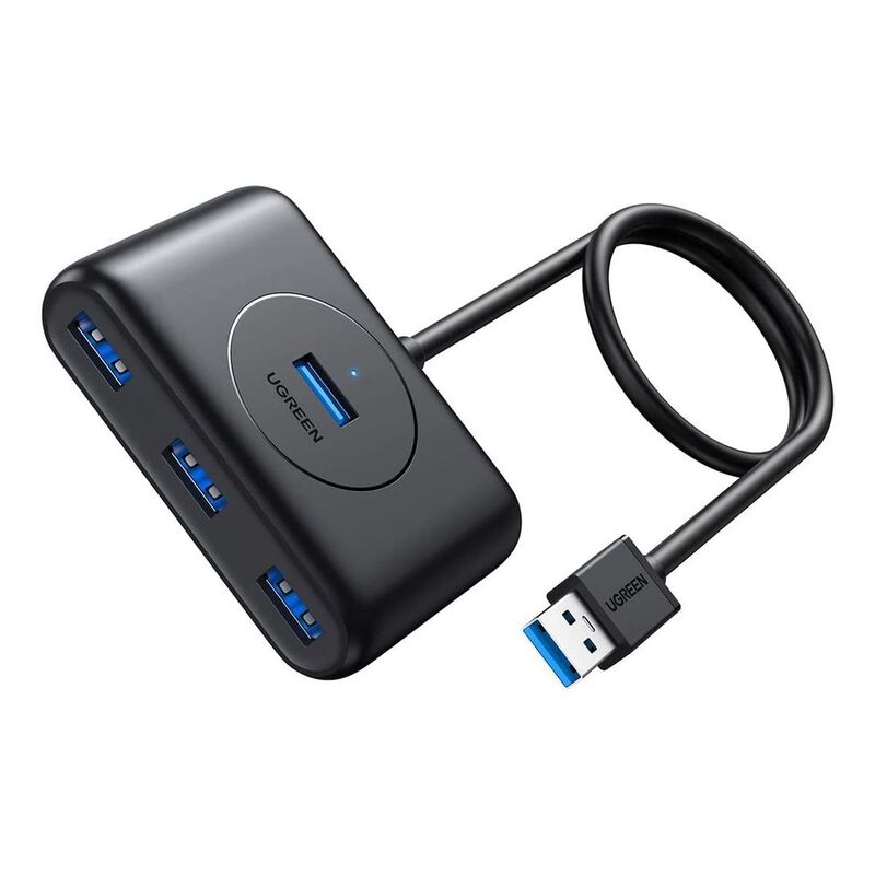 UGreen 4-Port USB 3.0 A Hub With 1m Cable - Black