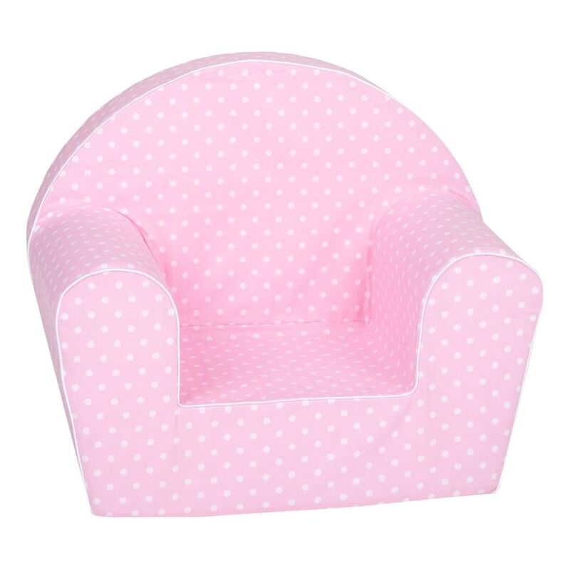 Delsit Armchair - Pink Polka Dots