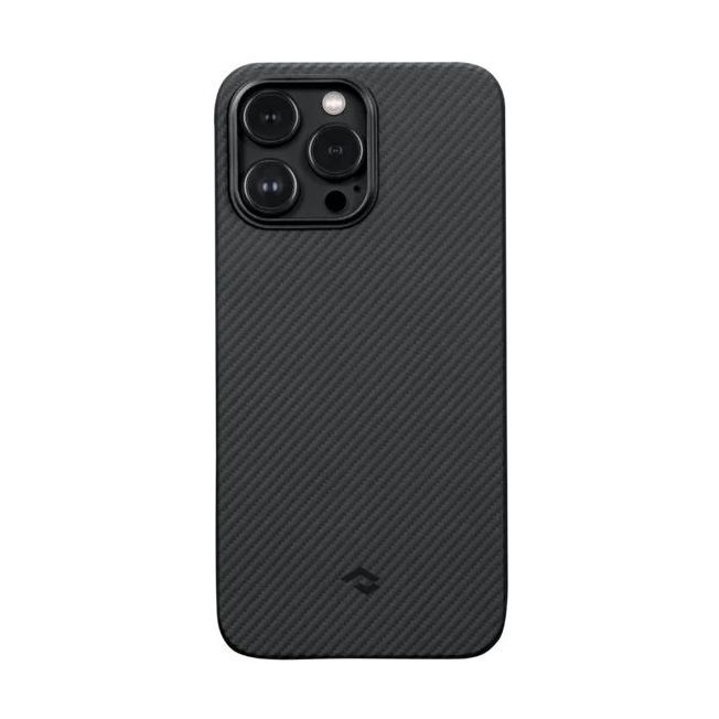 Pitaka MagEZ Case 3 Carbon Fiber for iPhone 14 Pro Max - 600D Black/Grey (Twill)