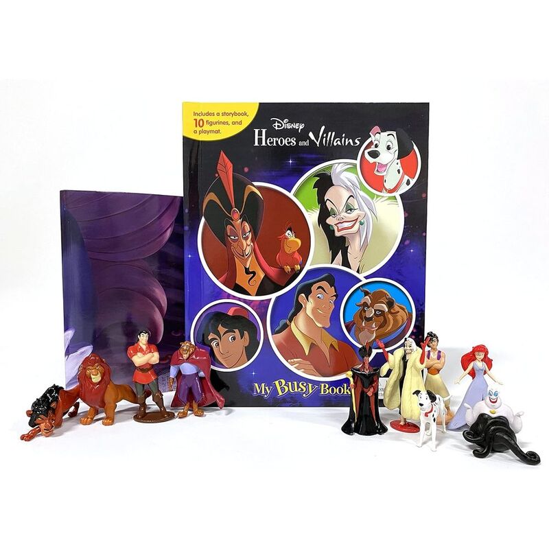 Disney Heroes & Villains My Busy Books | Phidal Disney Heroes & Villains My Busy Books | Phidal