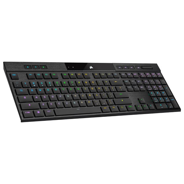 Corsair K100 Air Wireless RGB Ultra-Thin Mechanical Gaming Keyboard - Cherry MX Ultra Low Profile Tactile (US English)